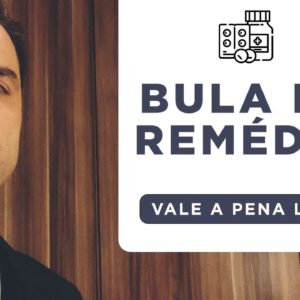 BULA DE REMÉDIO! VALE A PENA LER? Dr.Fernando Lemos.