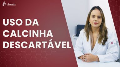 Posso usar calcinha descartável? Lingerie para sua saúde. Calcinha preta.