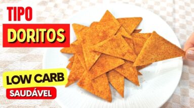 É Tipo DORITOS, Mas SAUDÁVEL e ZERO CARBOIDRATOS - Fácil, Crocante e Delicioso (Low Carb)