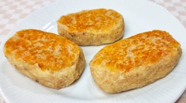 SUBSTITUA O PÃO! É Fácil e MARAVILHOSO! Poucos Carboidratos e Sem Farinha (na Frigideira)