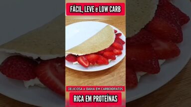 SUBSTITUA O PÃO com POUCOS CARBOIDRATOS no Lanche ou Café da Manhã - FÁCIL e RÁPIDO (Low Carb)!