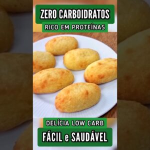 ZERO CARBOIDRATOS, FÁCIL e SAUDÁVEL! Pãozinho Rico em Proteínas e Sem Trigo - Delicioso e Low Carb
