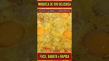 MOQUECA de OVO FÁCIL e SUDÁVEL! Poucas Calorias e Carboidratos, GOSTOSA, BARATA e RÁPIDA