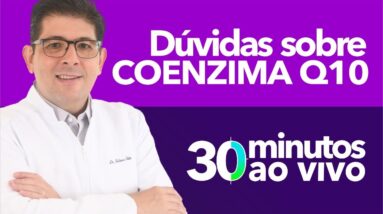 Tire suas dúvidas sobre COENZIMA Q10 com o Dr Juliano Teles | AO VIVO