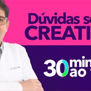Tire suas dúvidas sobre a CREATINA com o Dr Juliano Teles | AO VIVO